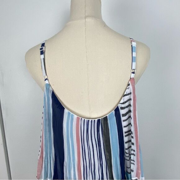 Lane Bryant‎ Striped Maxi Dress Size 14/16 Casual Travel Beachy Resort Sundress - Picture 8 of 15
